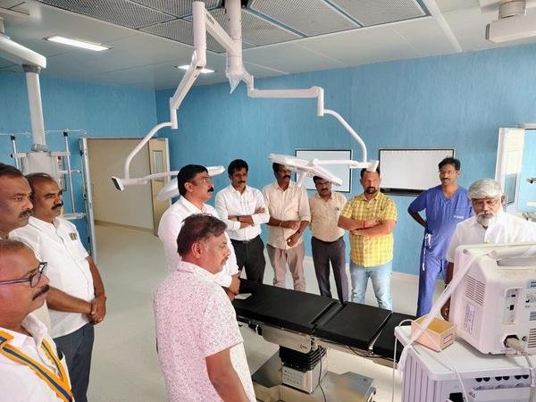 Handover ceremony at St Peter's Medical College