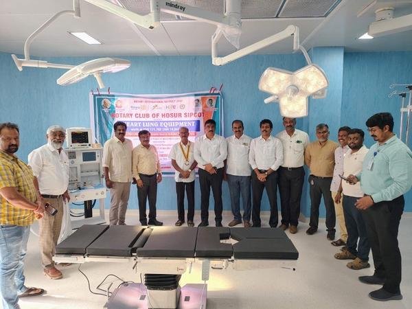 Heart-Lung Machine donation to St Peters Medical College by Hemagni Build Pro Rotary
